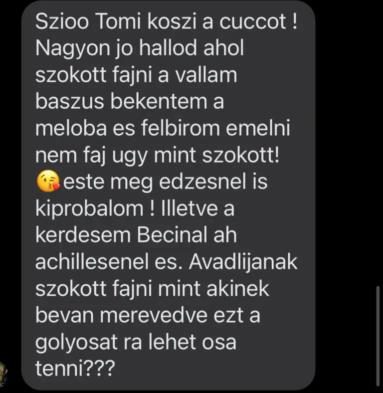 Sirály Tamás vélemények